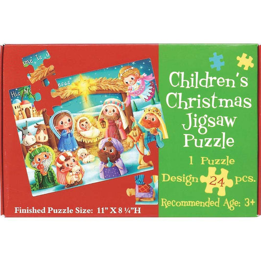 Children's Nativity Jigsaw Puzzle - 24-pcs.