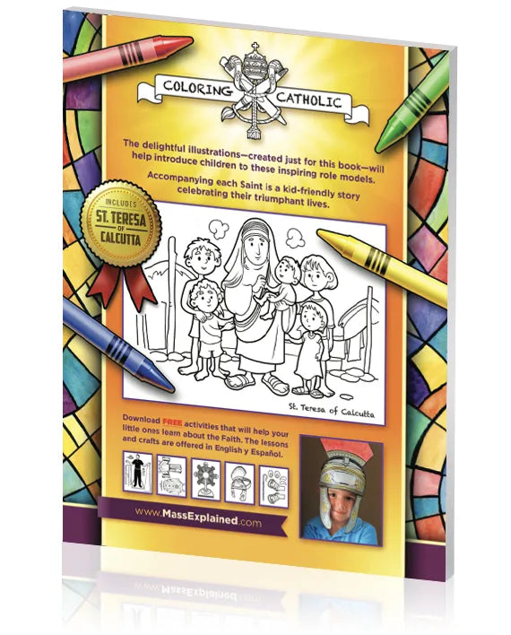 32 Courageous Catholic Saints Coloring Book