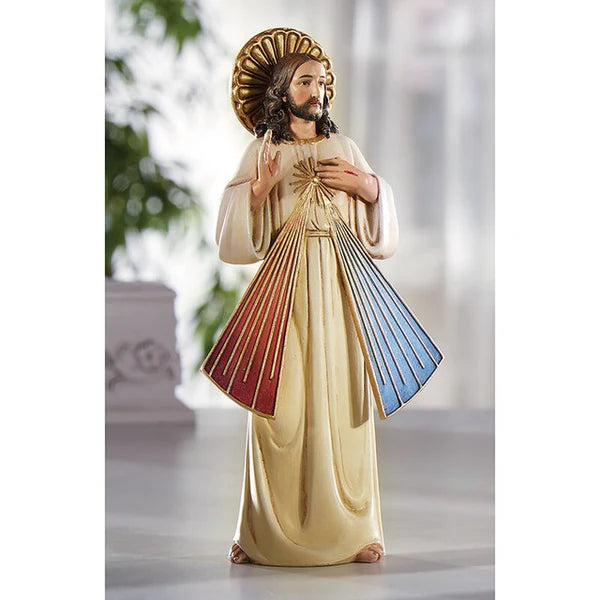 Divine Mercy Jesus Statue, 8"
