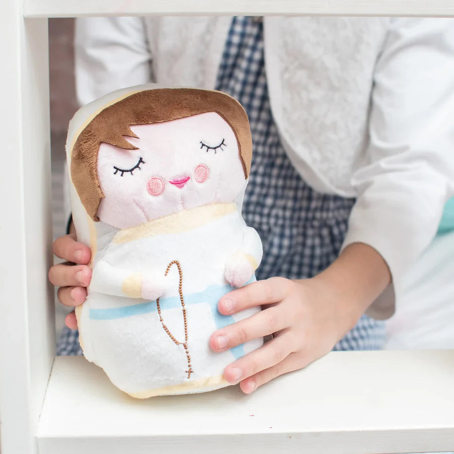 Shining Light Doll - Our Lady of Lourdes Plush Doll, 10"