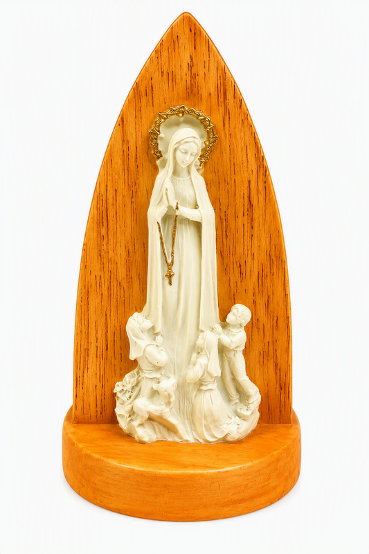 Our Lady of Fatima Desktop Plaque – 4″