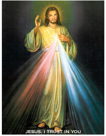 Divine Mercy Jesus Wall Plaque, 10"