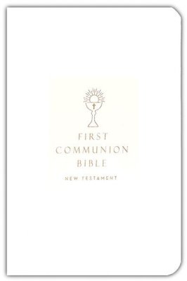 NABRE First Communion Bible (#9242W - White Hardcover)