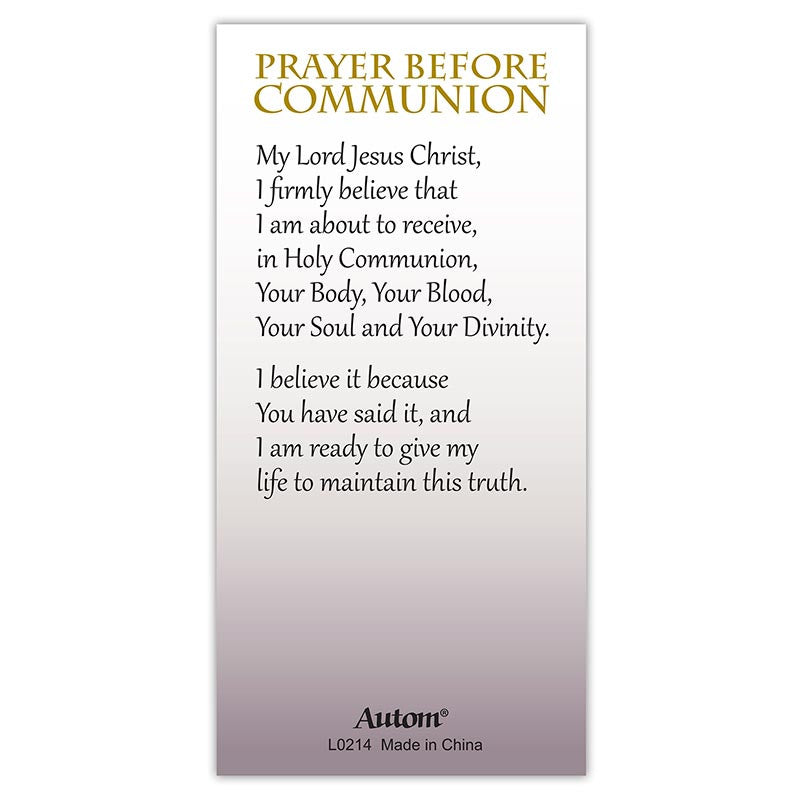 First Communion Lapel Pin with Bookmark