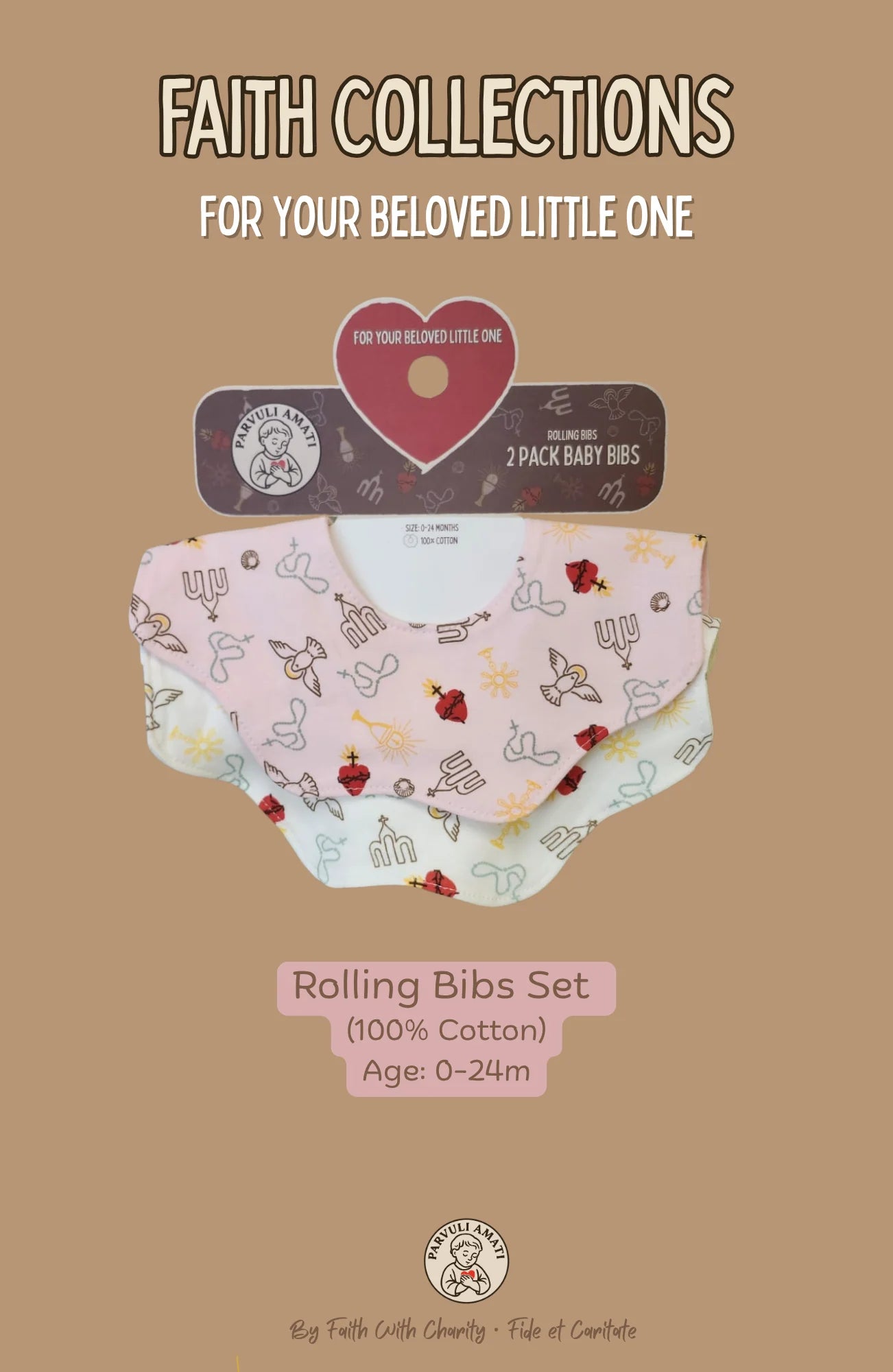 Baby Rolling Bib Set - 2/pack