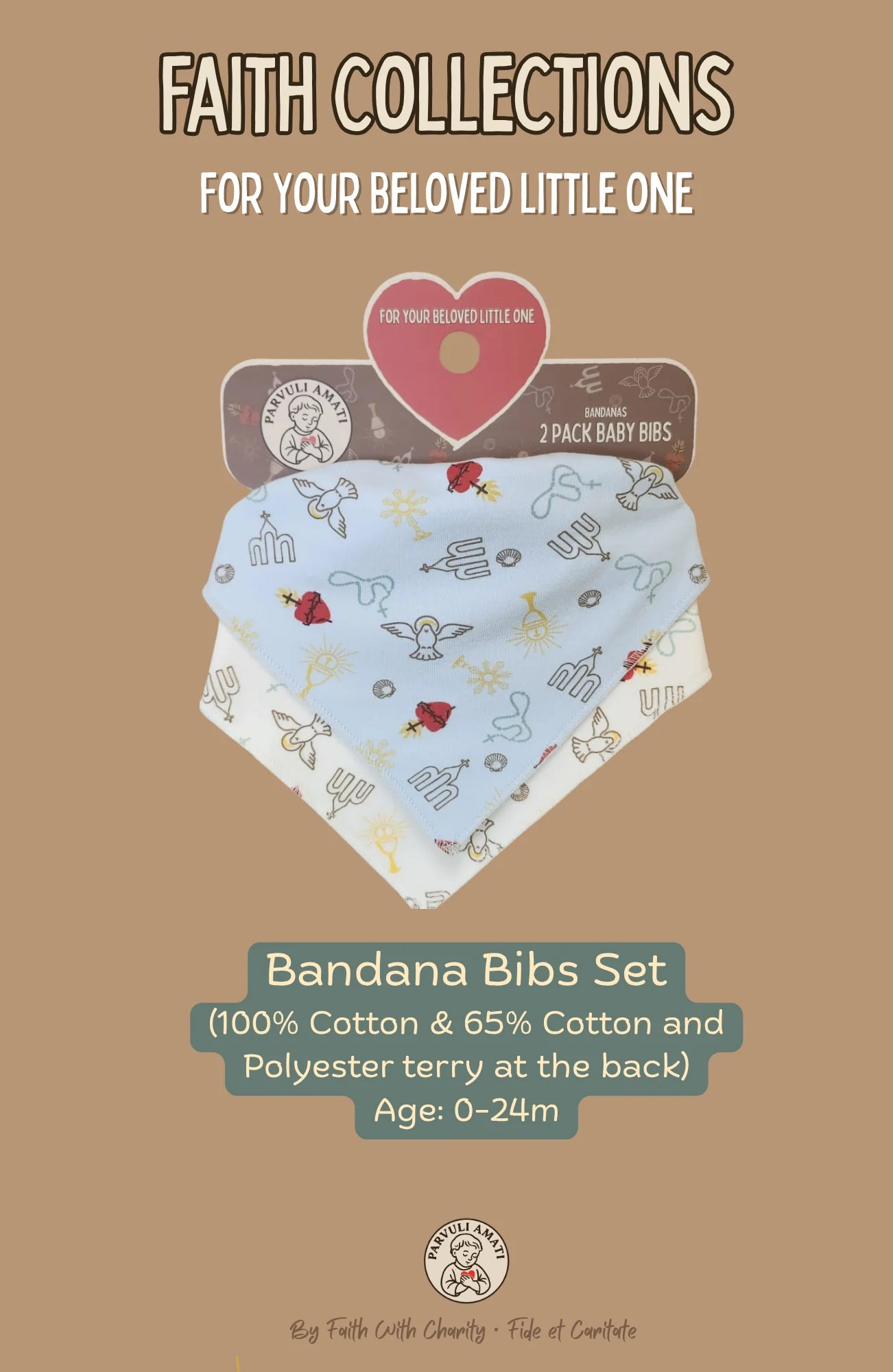 Baby Bandana Bib Set - 2/pack