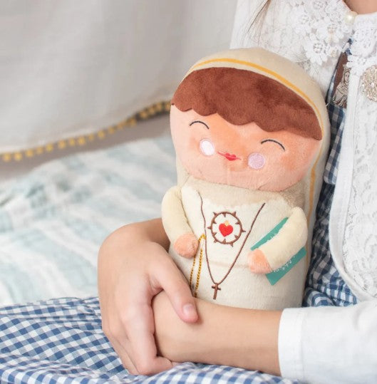 Shining Light Doll - Our Lady of Fatima Plush Doll, 10"