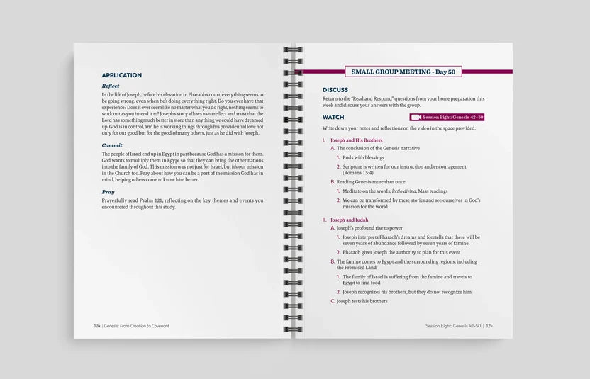 Genesis From Creation to Covenant, Workbook
