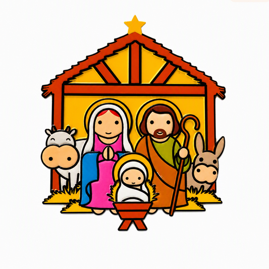 Holy Family Nativity Magnet