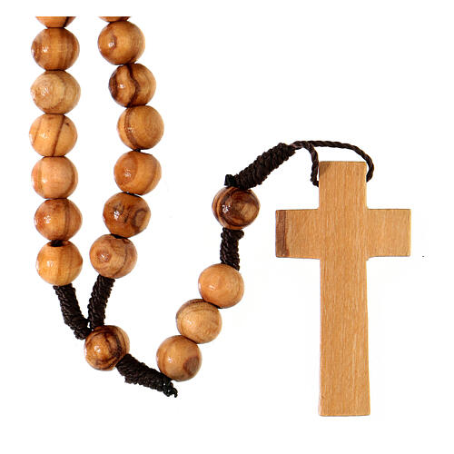 Holy Land Olivewood Rosary, 6mm beads