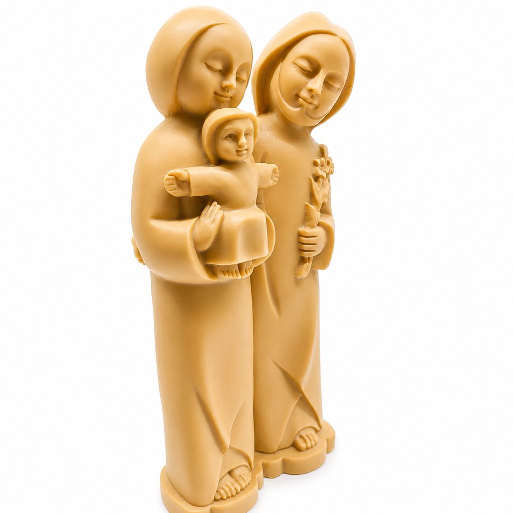 Holy Family Statue – 8" (Brown)
