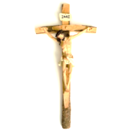 Papal Wall Crucifix, 16"