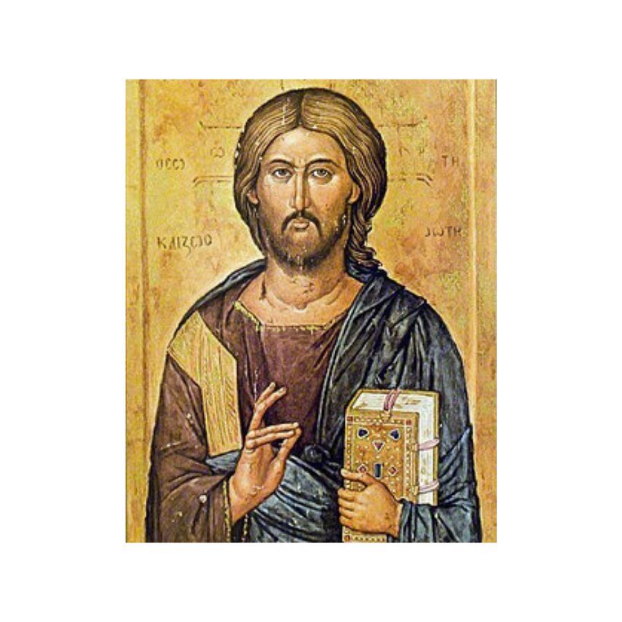 Christ Pantocrator Icon Wall Plaque (Small)