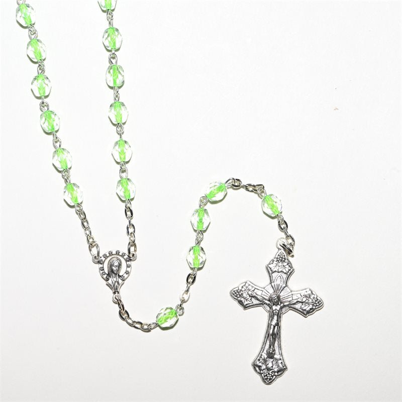 Crystal Rosary (Green)