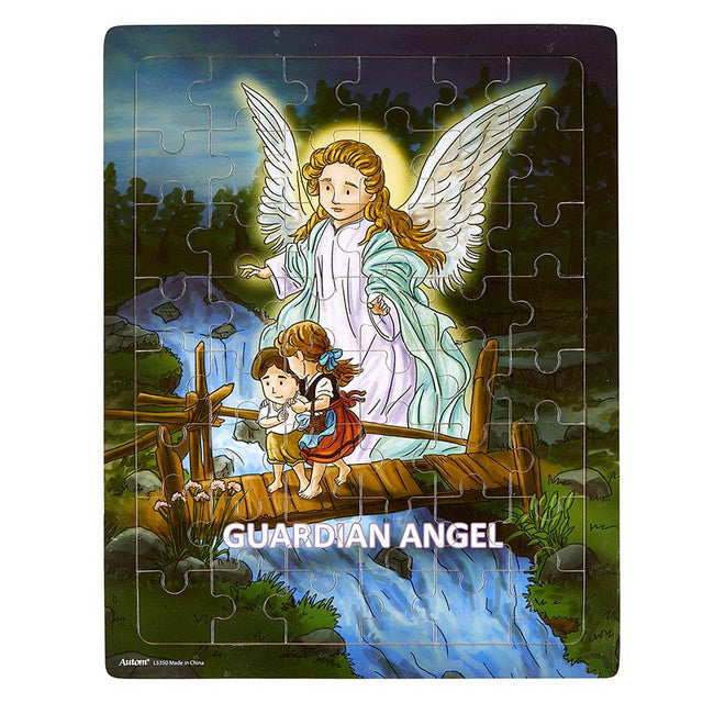 Mini Saints Guardian Angel 48-Piece Tray Puzzle