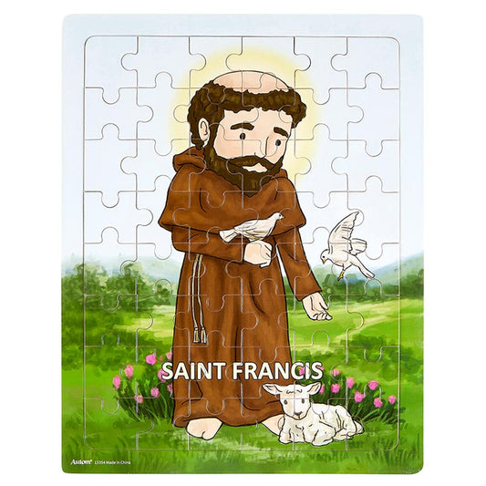 Mini Saints St. Francis 48-Piece Tray Puzzle