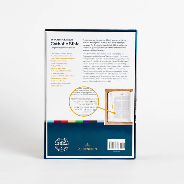 Holy Bible: The Great Adventure Catholic Bible, 2nd Edition - Large Print