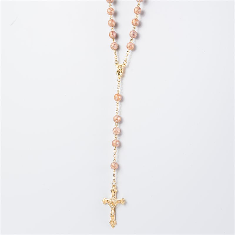 Quartz Rose Rosary (Italy)