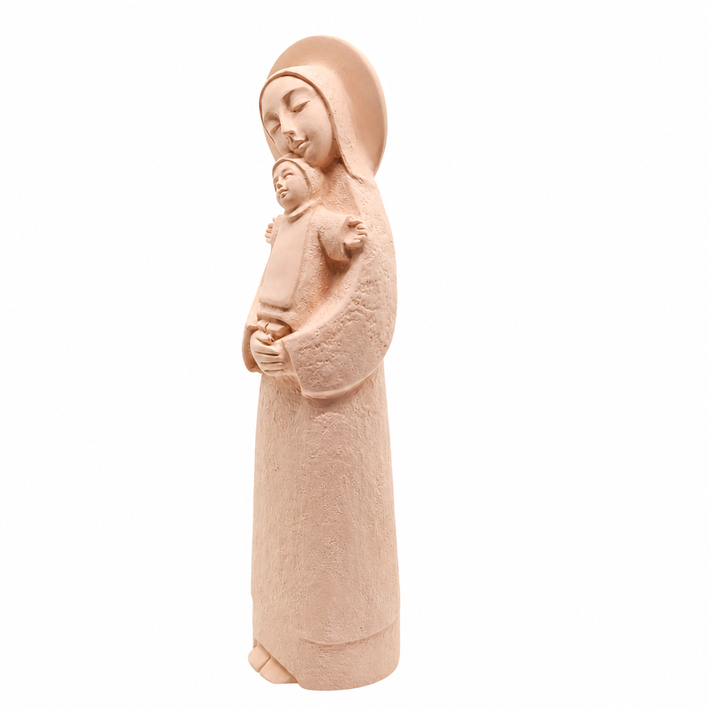 Mother Mary with Baby Jesus – 7.5" (Pink)