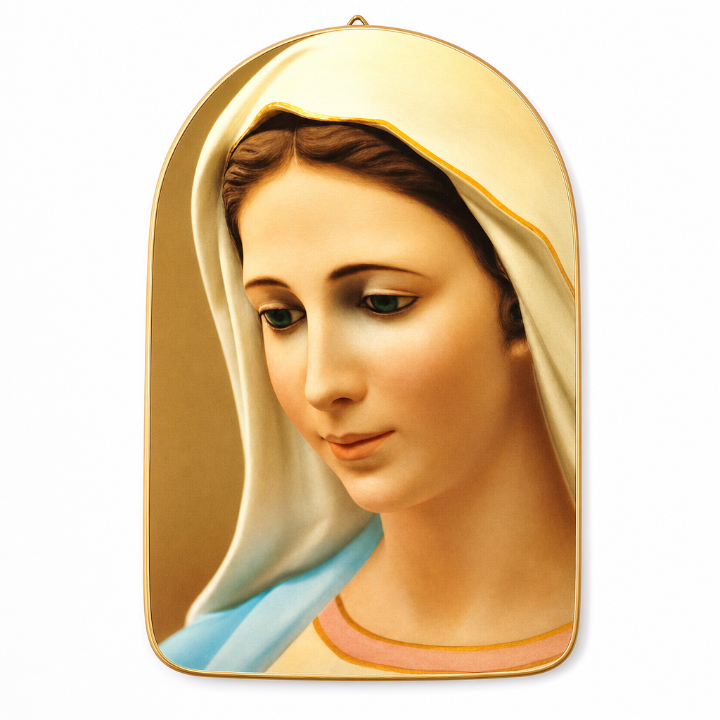 Our Lady of Medjugorje Wall Plaque, 5.5"