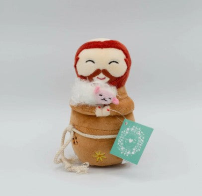 Shining Light Doll Mini Plush: Saint Francis of Assisi, 5"