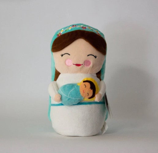 Shining Light Doll - Mother Mary Plush Doll, 10"