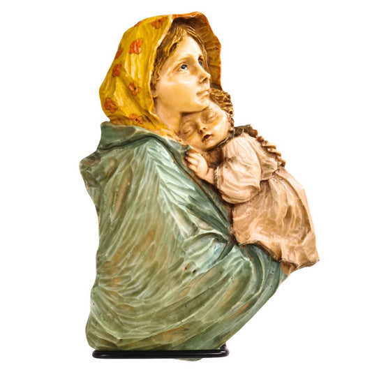 Madonna of the Streets Wall Plaque, 8" (Made in Italy)