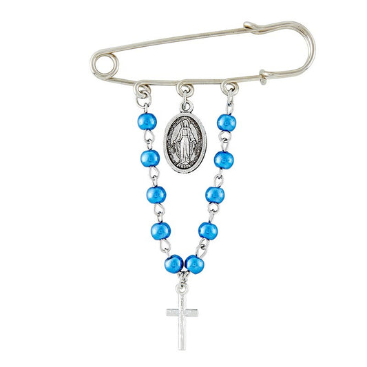 Miraculous One Decade Rosary Baby Brooch