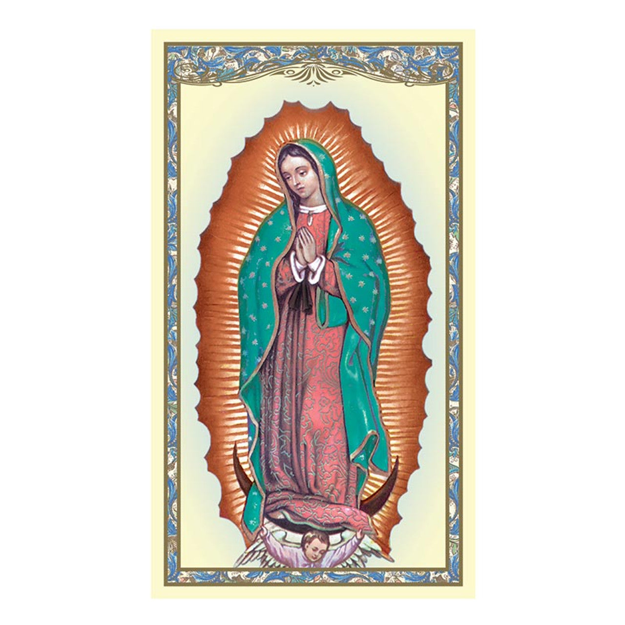 Our Lady of Guadalupe Laminated Holy Card