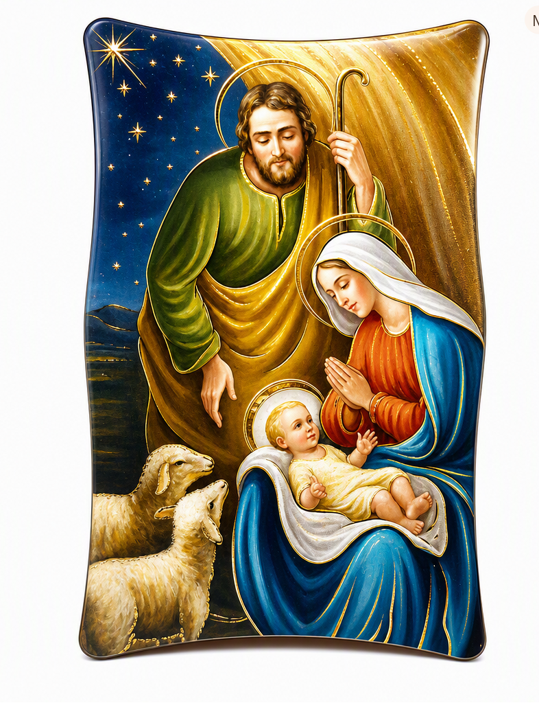 Nativity Mini Desktop Plaque