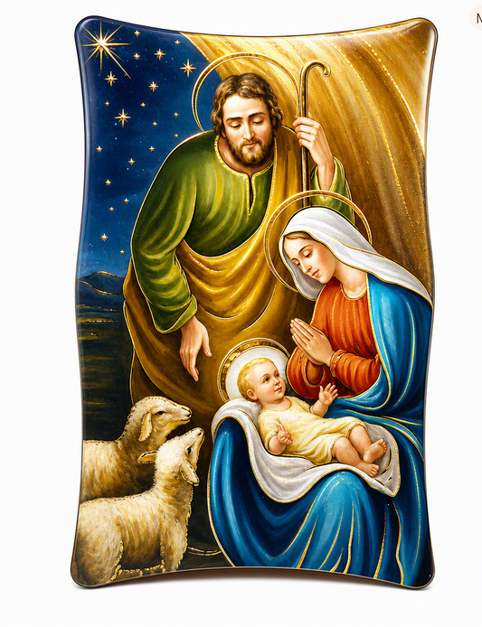 Nativity Mini Desktop Plaque