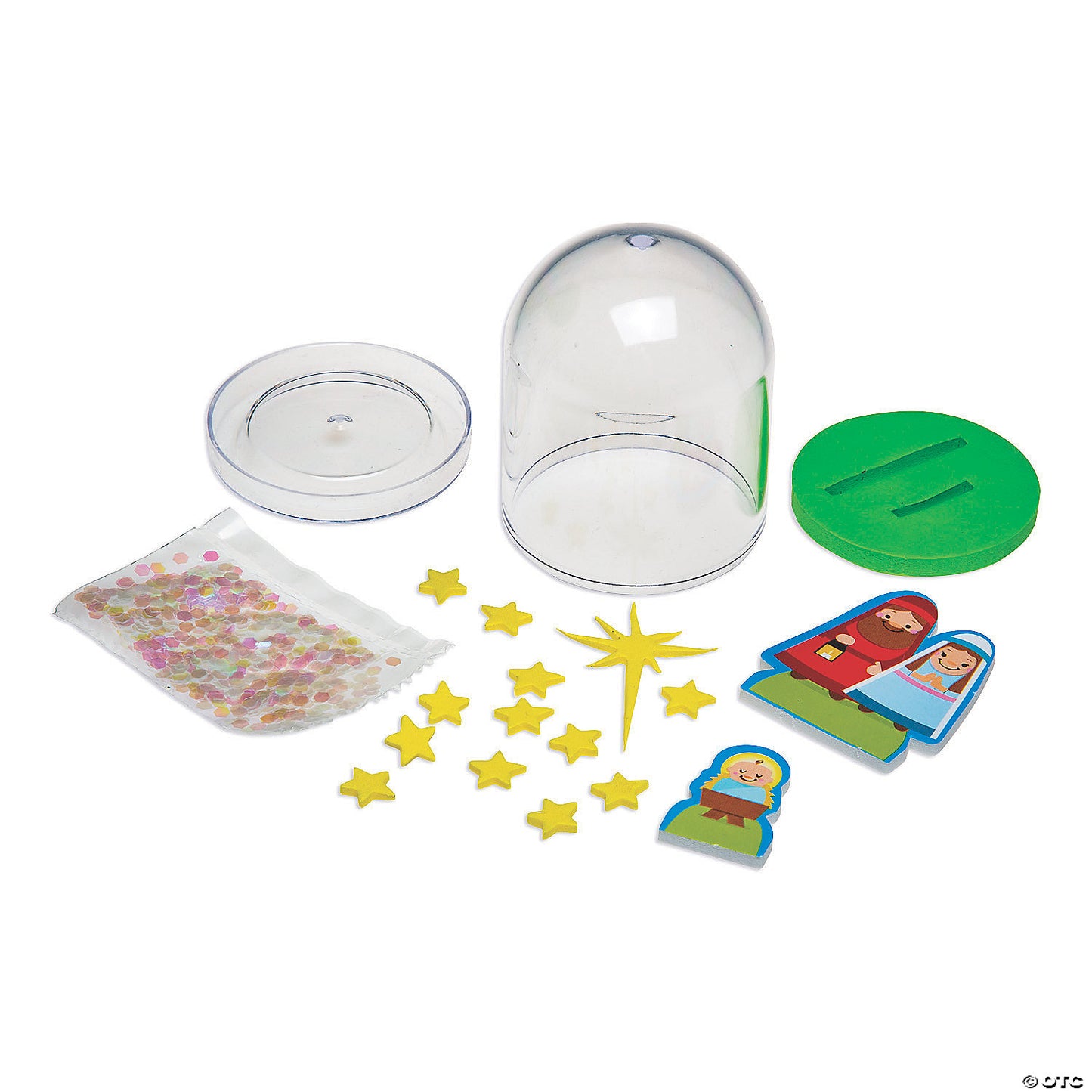 Nativity Glitter Snow Globe Craft Kit