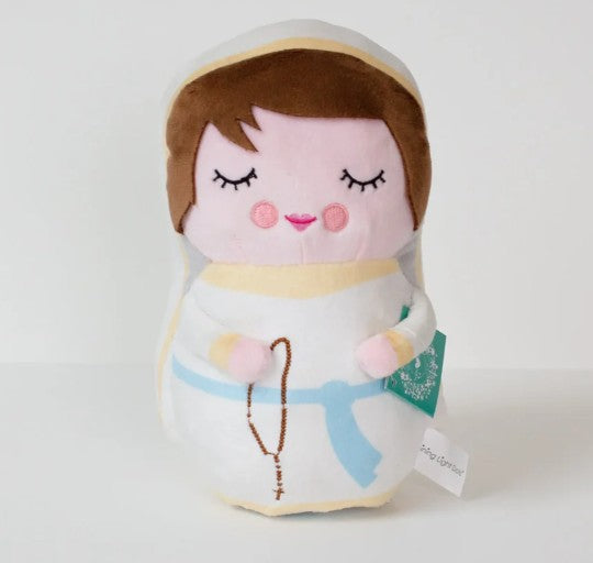 Shining Light Doll - Our Lady of Lourdes Plush Doll, 10"