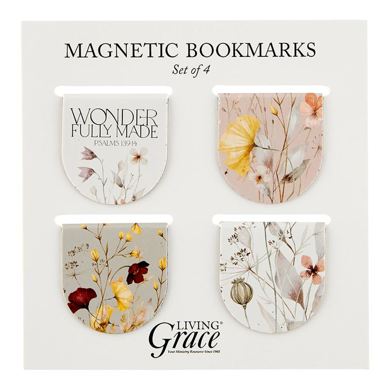 Wonderfully Made Magnetic Bookmark Set