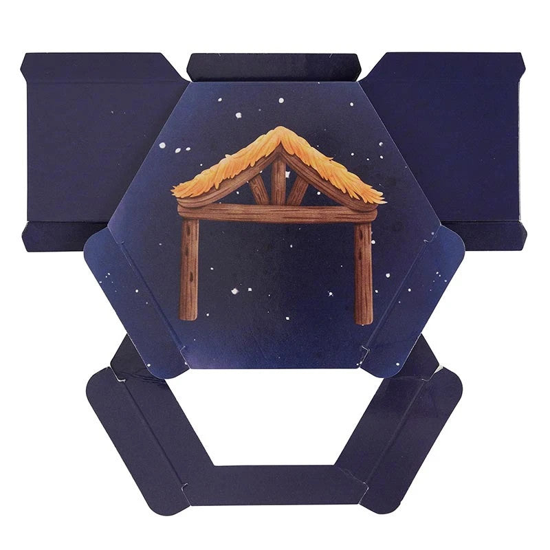 Kids Nativity Diorama Ornament Craft