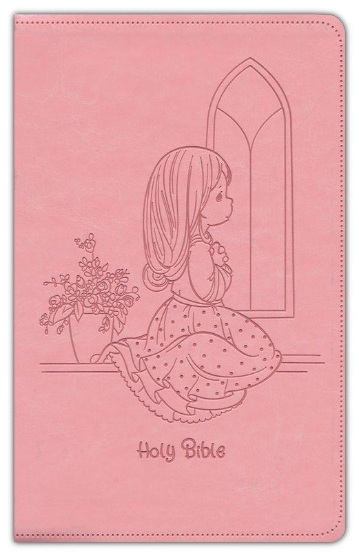 NRSV Precious Moments Catholic Bible - Pink Leathersoft