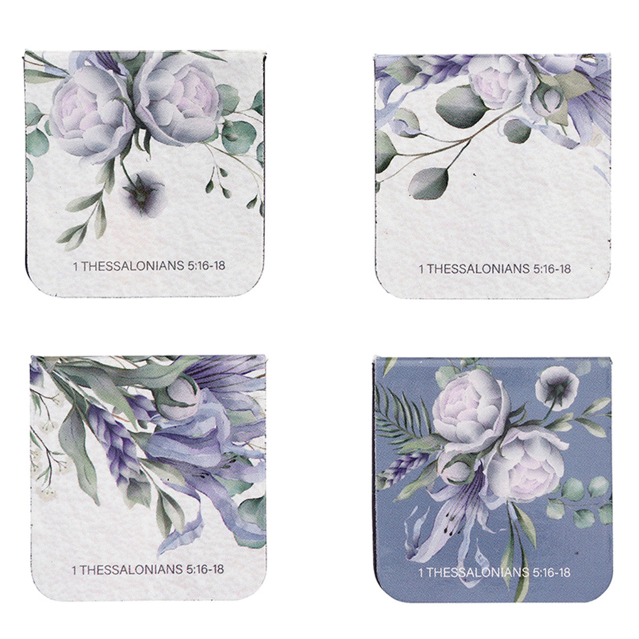 Magnetic Bookmarks: Rejoice Always (4-pack)