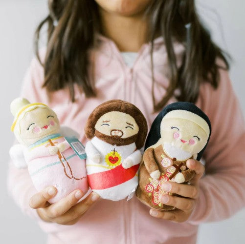 Shining Light Doll Mini Plush: Sacred Heart of Jesus, 5"