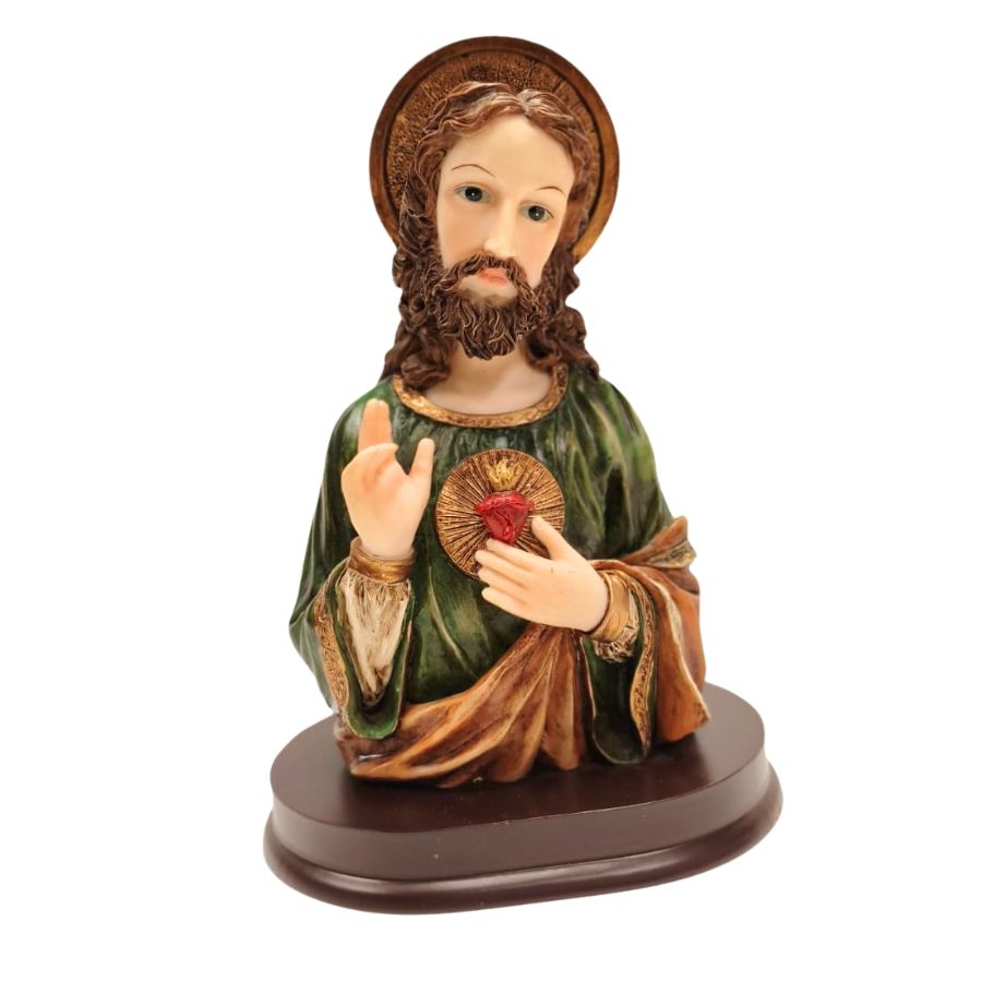 Sacred Heart of Jesus Bust Statue