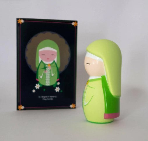 Shining Light Doll -  Saint Brigid of Ireland, 3.5"