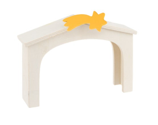 Wood Nativity Playset, 6-piece Set