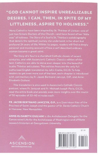 Story of a Soul: The Autobiography of St. Thérèse of Lisieux (Catholic Classics)