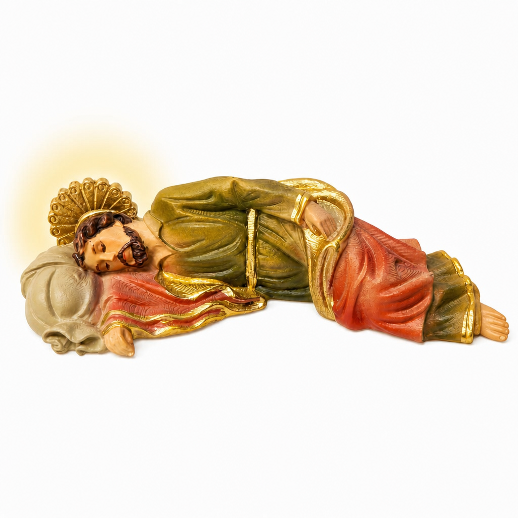 Mini Sleeping St. Joseph Statue – 4" W