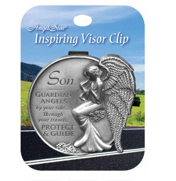 Car Visor Clip - Guardian Angel Stars (Son)