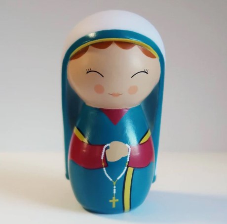 Shining Light Doll -  Saint Bernadette Soubirous, 3.5"