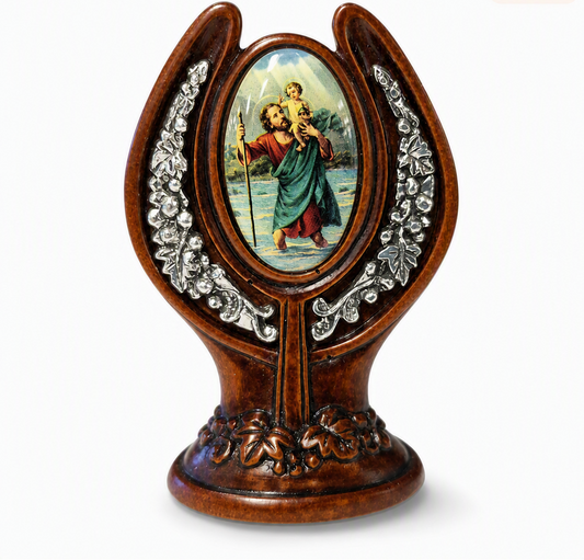 Saint Christopher Desktop Stand, 3"