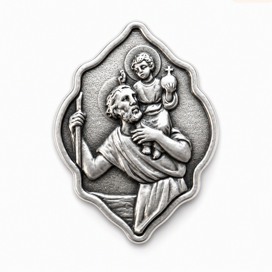 St Christopher Auto Medal (Silver)