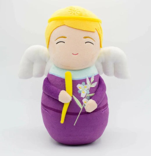 Shining Light Doll - St Gabriel Archangel Plush Doll, 10"