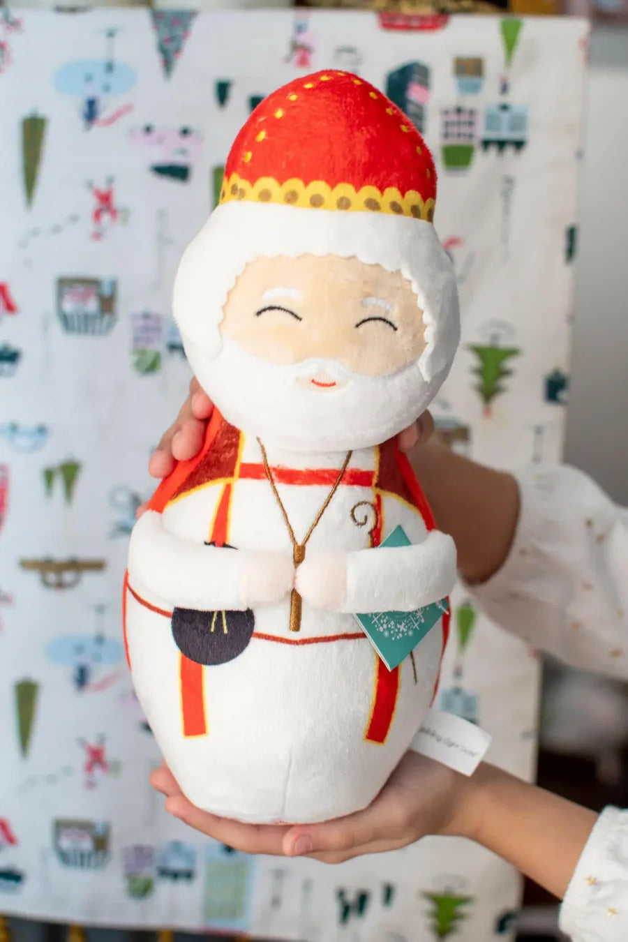 Shining Light Doll - St Nicolas Plush Doll, 10"