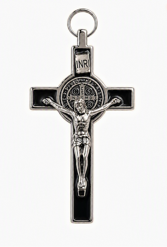St. Benedict Crucifix (Black), 3"